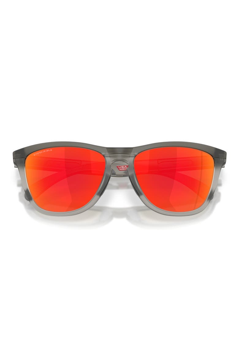 Frogskins™ Range 58mm Polarized Prizm™ Round Sunglasses, Alternate, color, MATTE GREY SMOKE/ GREY RUBY