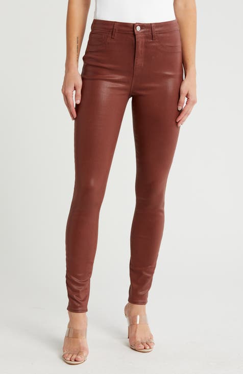 Monique Ultra High Rise Coated Skinny Jeans