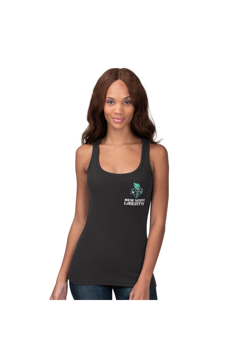 Women's Starter Black New York Liberty 30th Anniversary Preseason Tank Top, Main, color, Black