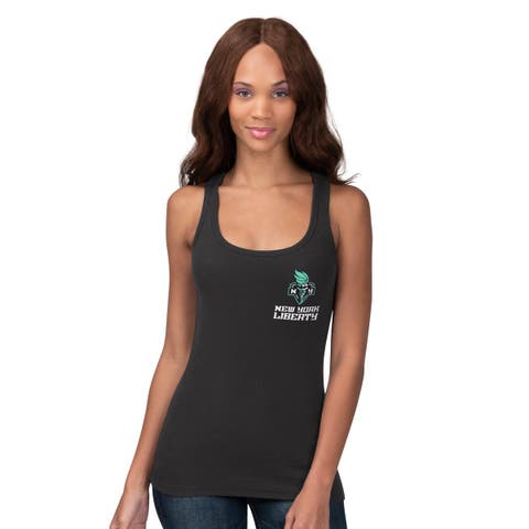 Women's Starter Black New York Liberty 30th Anniversary Preseason Tank Top
