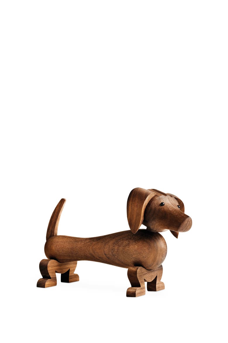 Kay Bojesen Dog Small, Main, color, Walnut