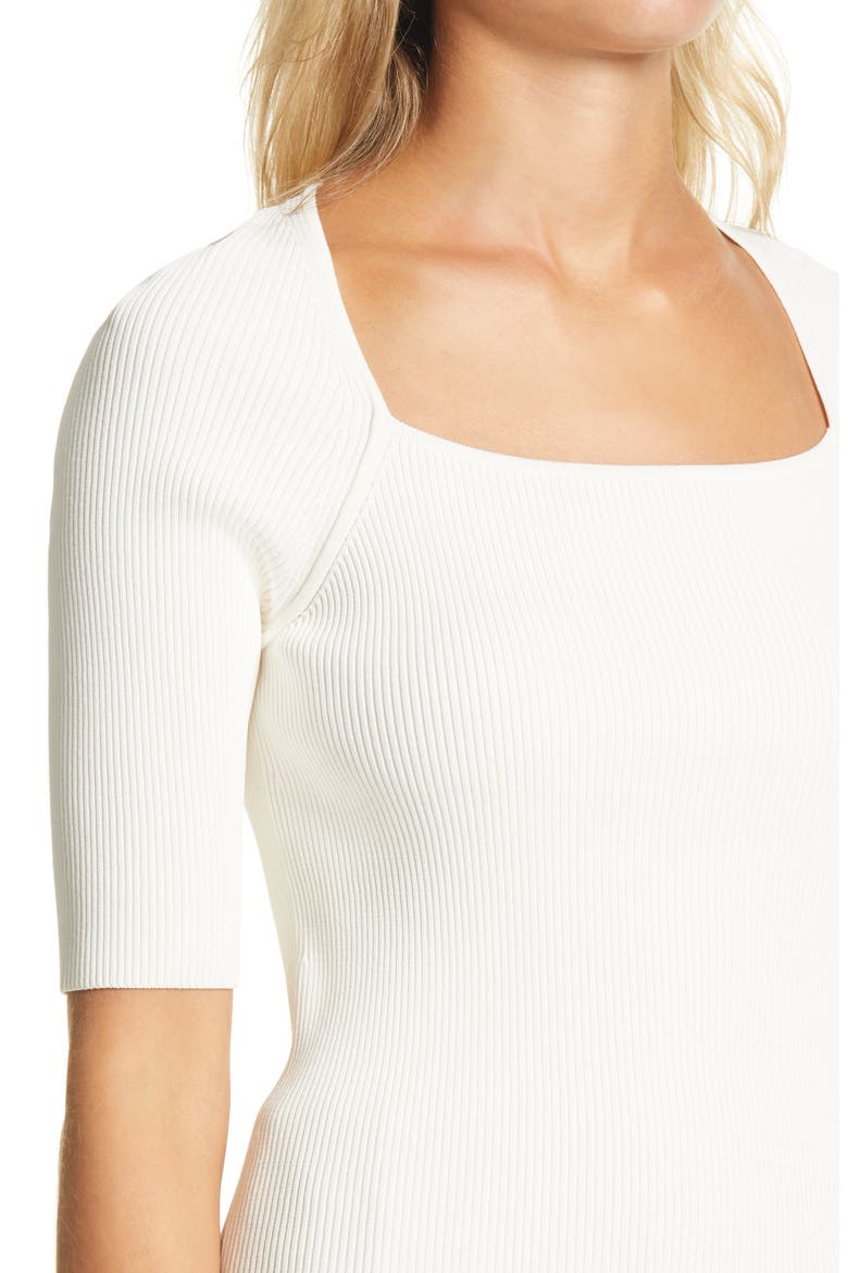 Finula Square Neck Sweater, Alternate, color, SOFT CREAM