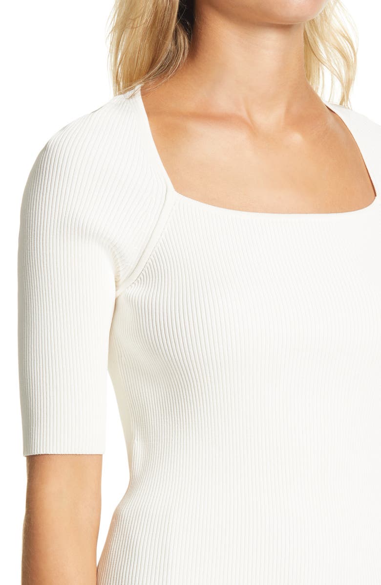 BOSS Finula Square Neck Sweater, Alternate, color, 