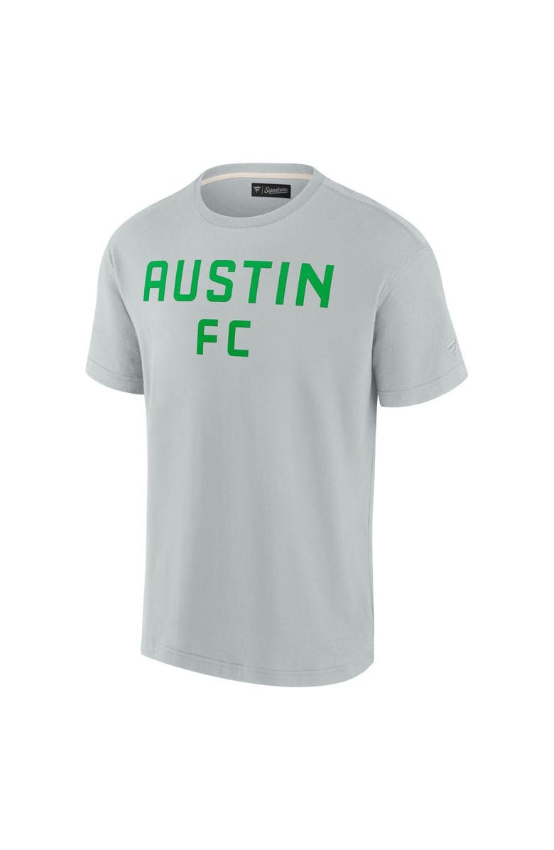 Fanatics Signature Unisex Fanatics Signature Gray Austin FC Elements Super Soft Short Sleeve T-Shirt, Alternate, color, Gray