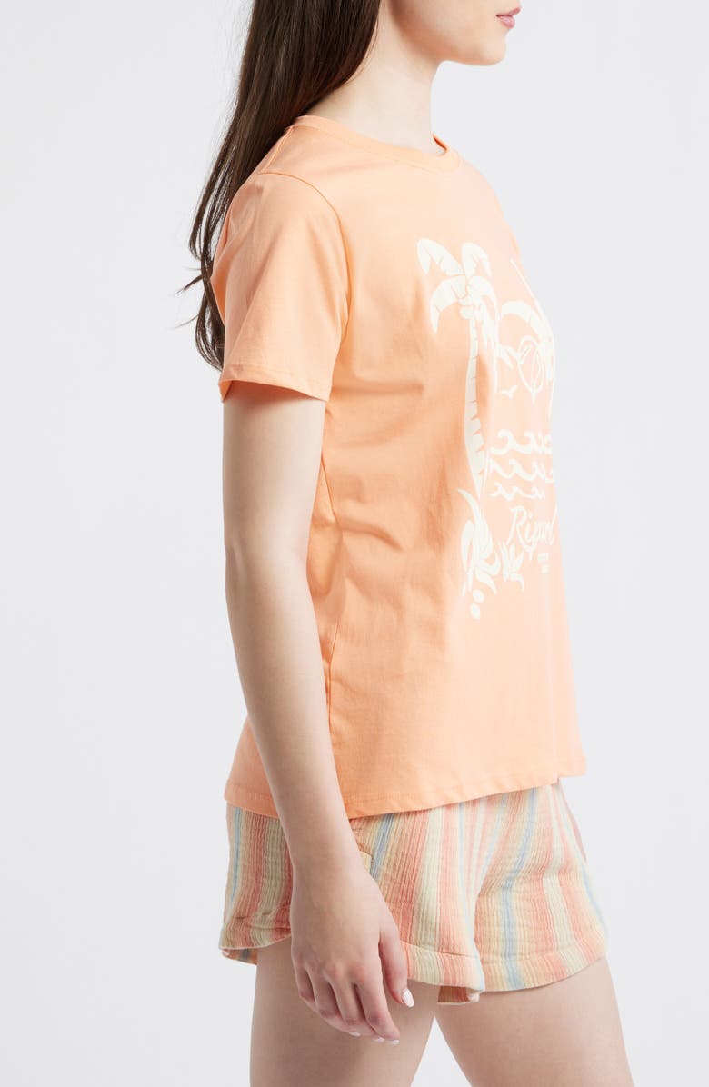 Rip Curl Moon Cotton Graphic T-Shirt, Alternate, color, Papaya