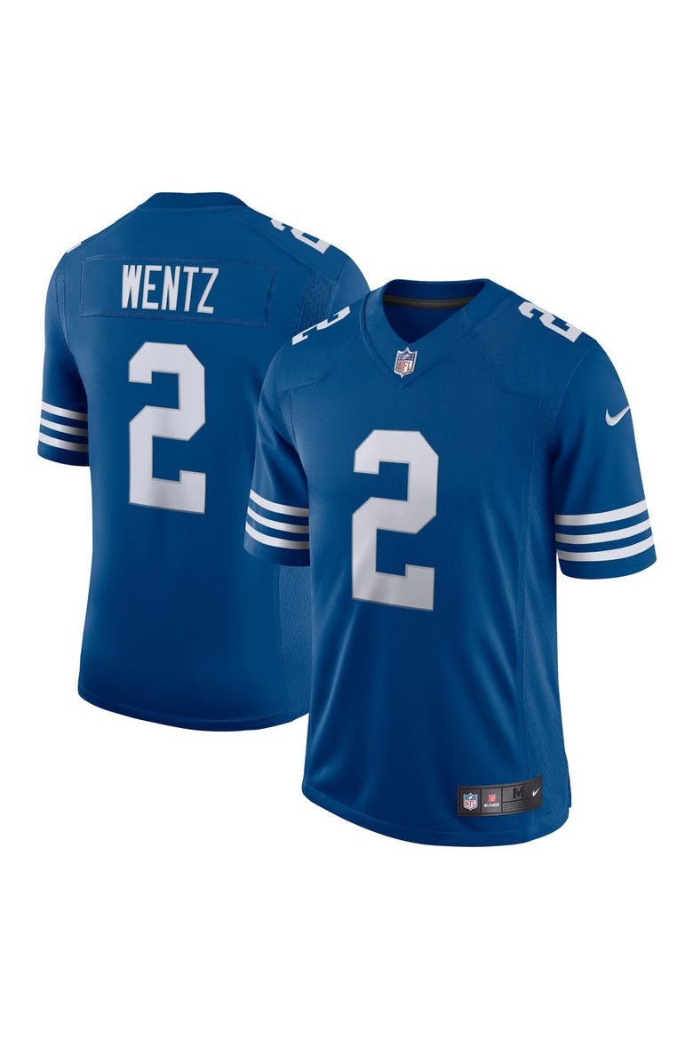 Men's Nike Carson Wentz Royal Indianapolis Colts Alternate Vapor Limited Jersey, Main, color, Royal