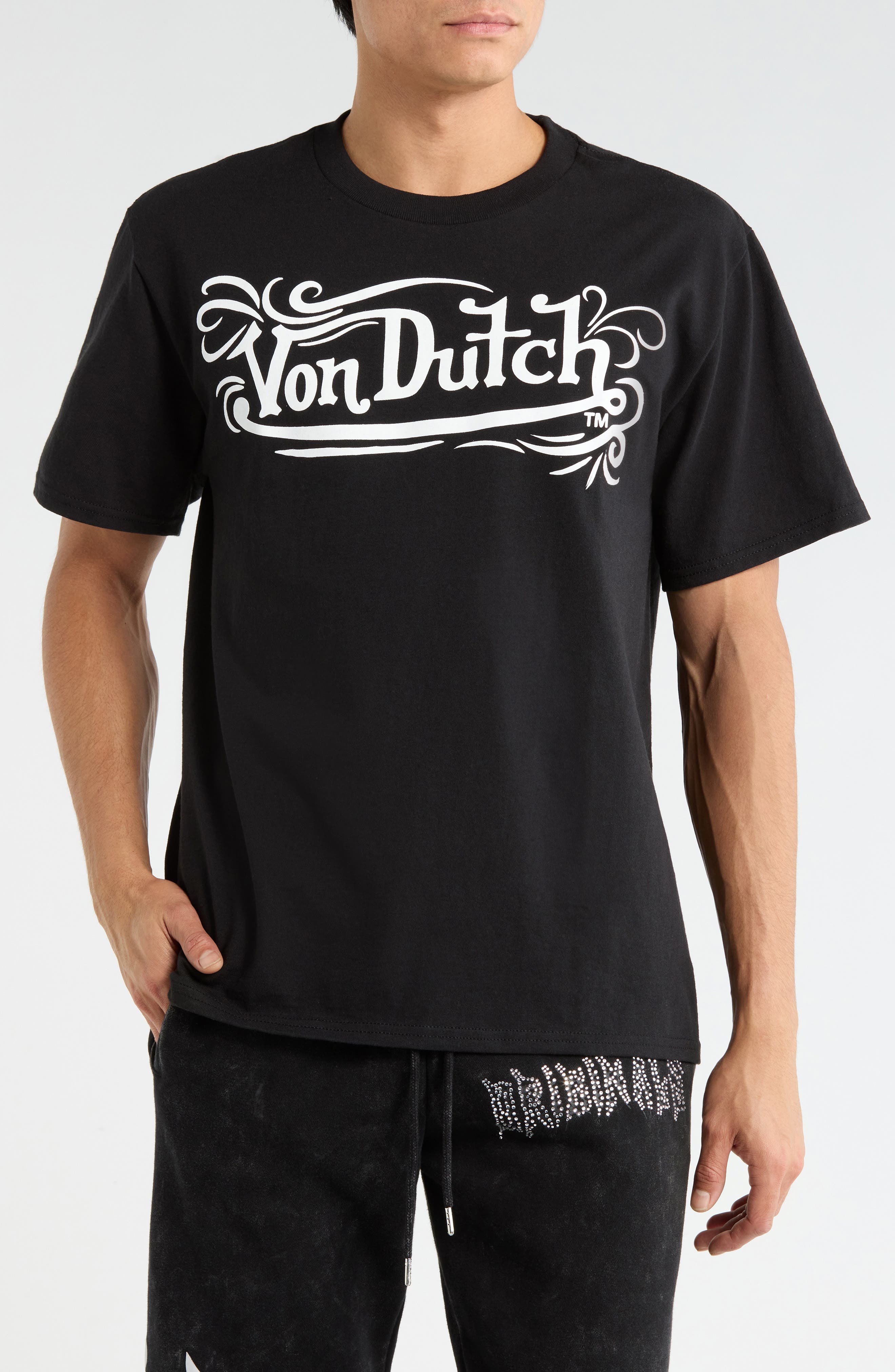 Logo Cotton Blend Graphic T-Shirt