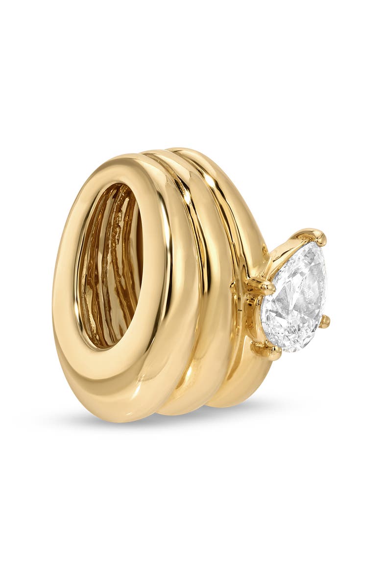 Groovy Diamond Era Big Bead, Main, color, YELLOW GOLD