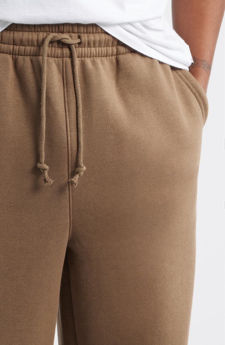 BP. Straight Leg Fleece Sweatpants, Alternate, color, Brown Shiitake