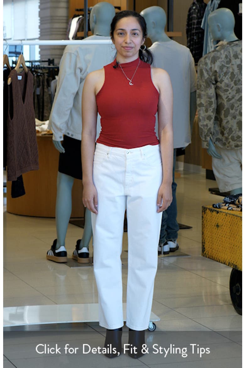 The Hang Mid Rise Ankle Straight Leg Jeans video