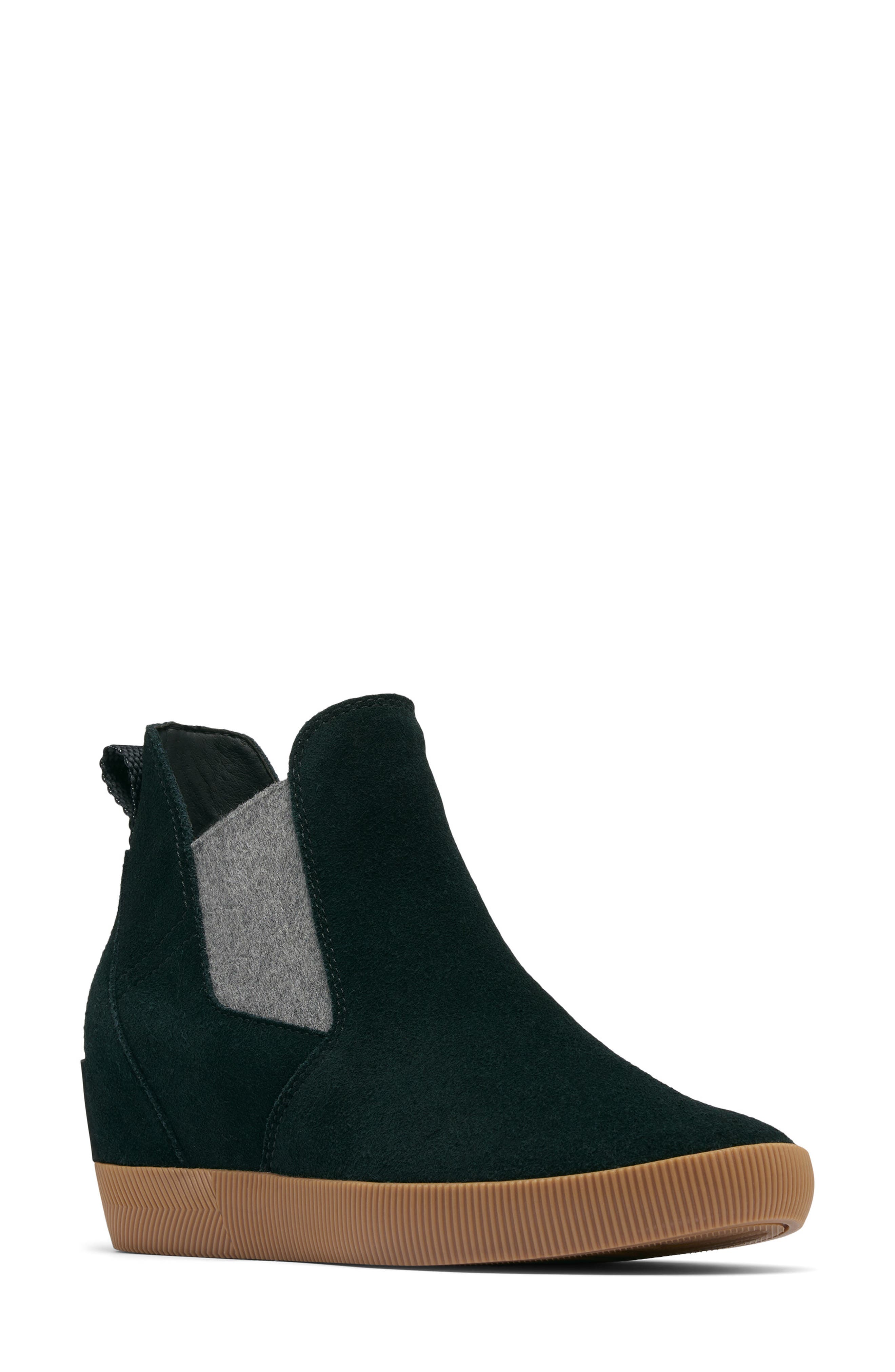 Out N About Slip-On Wedge Shoe II, Main, color, BLACK/ GUM