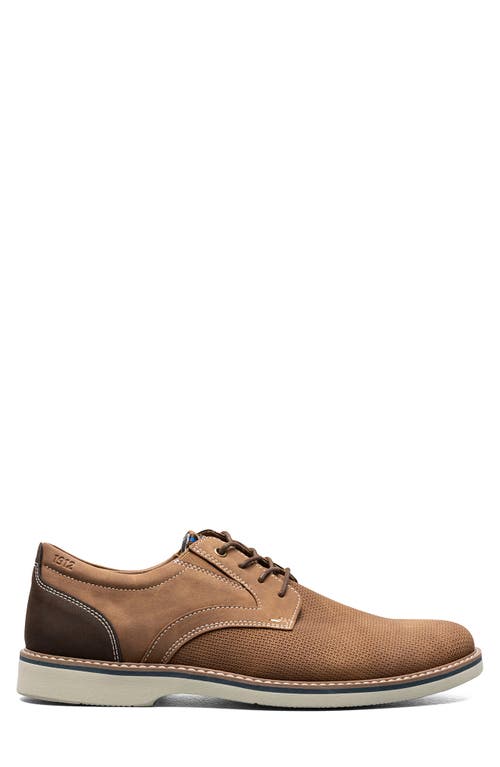 Nunn Bush Cadet Plain Toe Oxford In Tan Multi