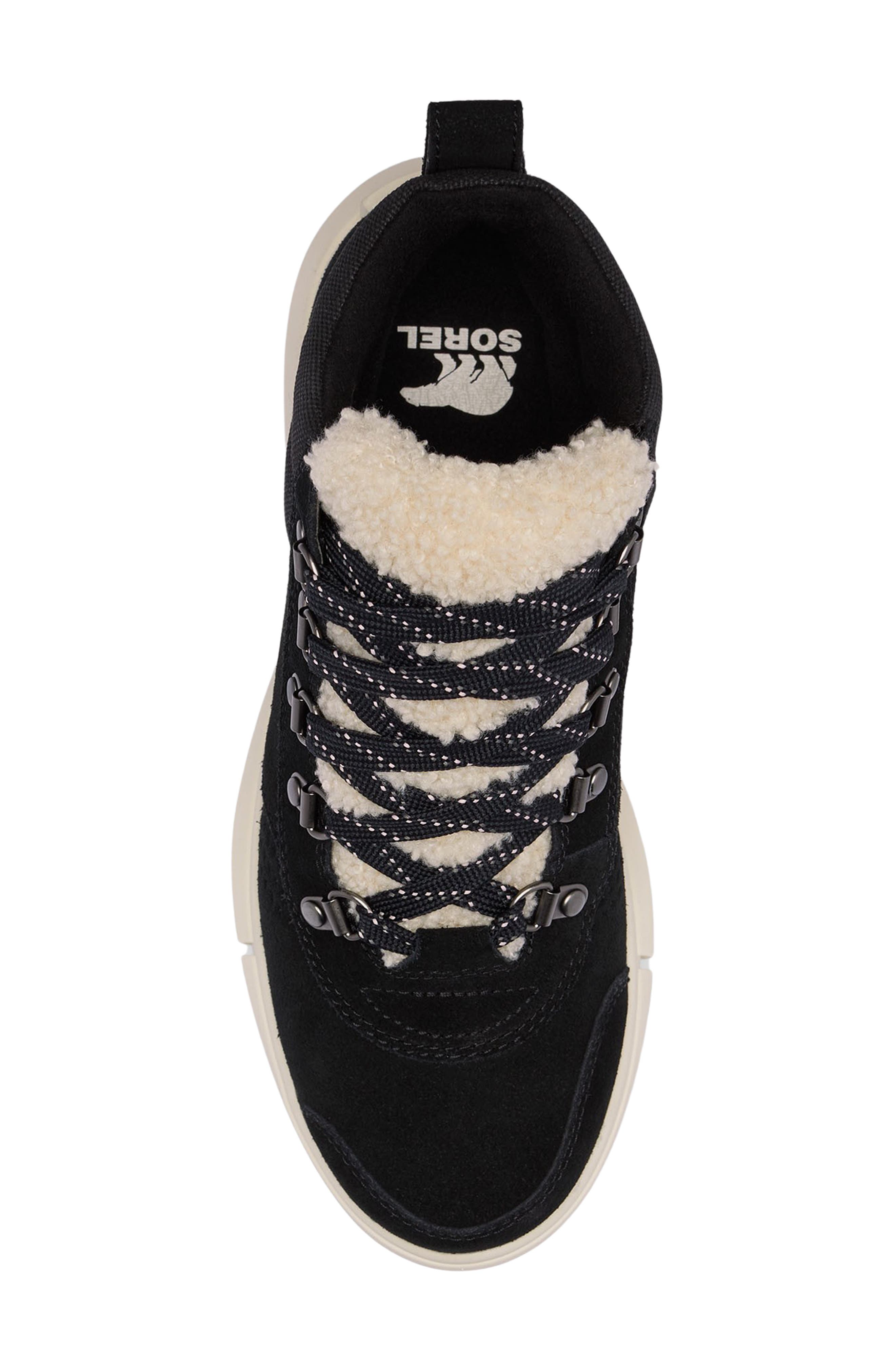 SOREL Explorer Next Genuine Shearling Waterproof Hiking Boot, Alternate, color, 