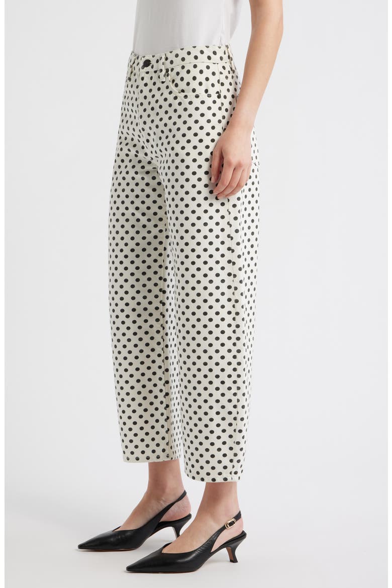 The Bow Crop Jeans, Alternate, color, WHITE POLKA DOT