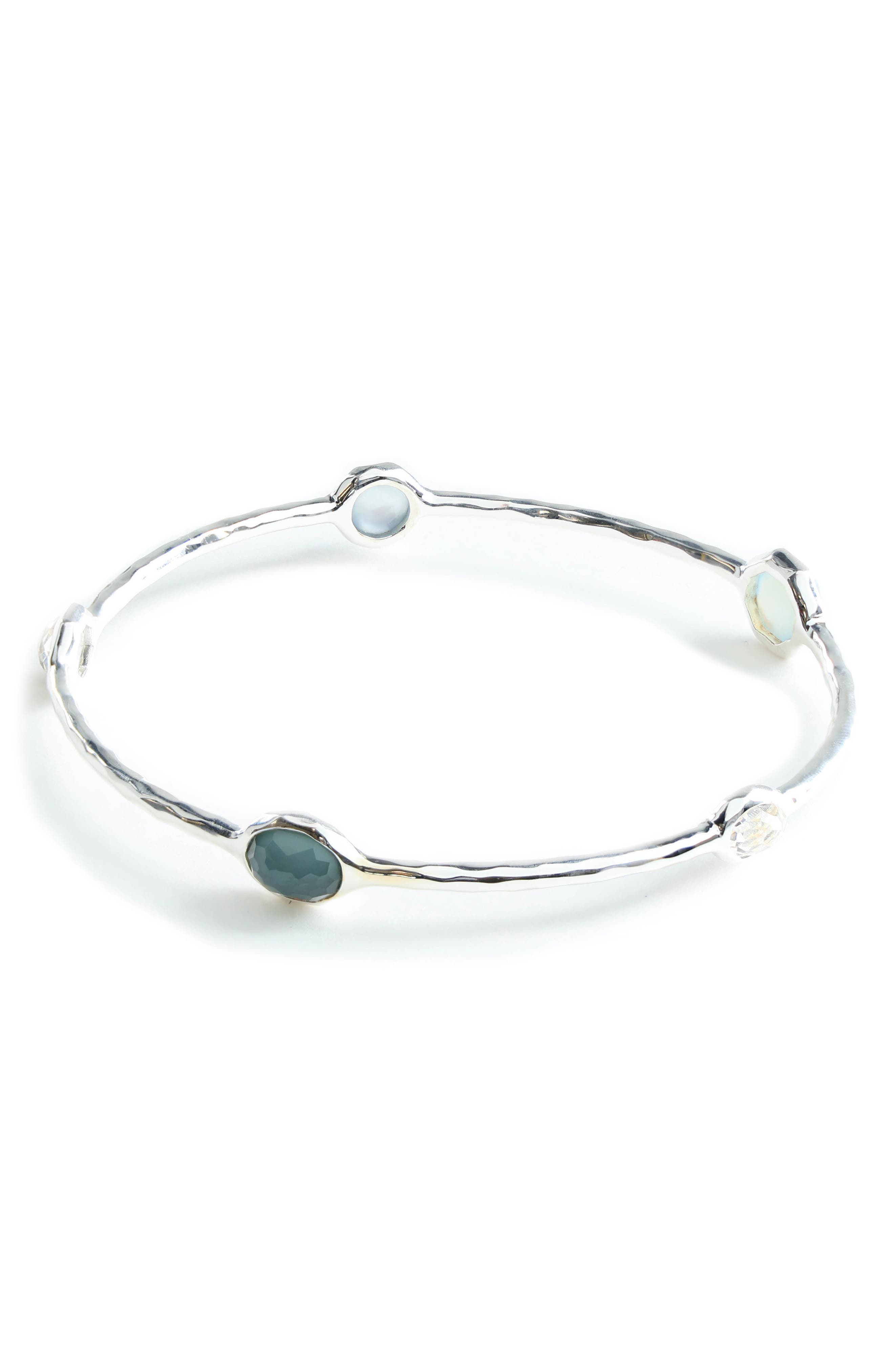 Wonderland 5-Stone Bangle Bracelet