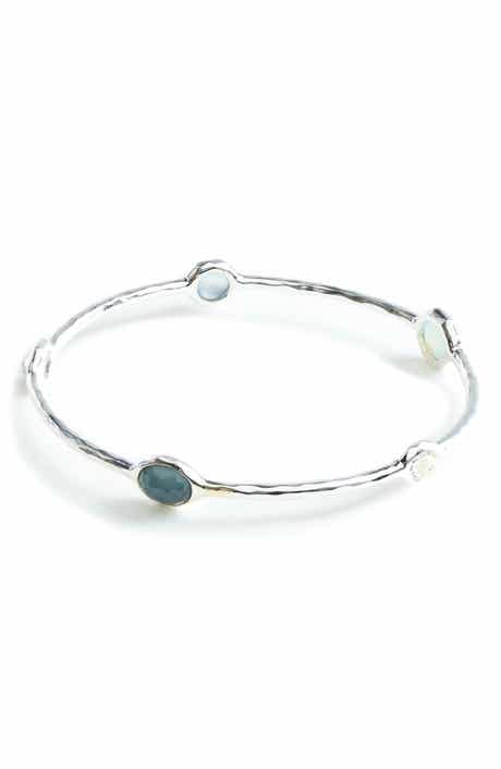 Wonderland 5-Stone Bangle Bracelet