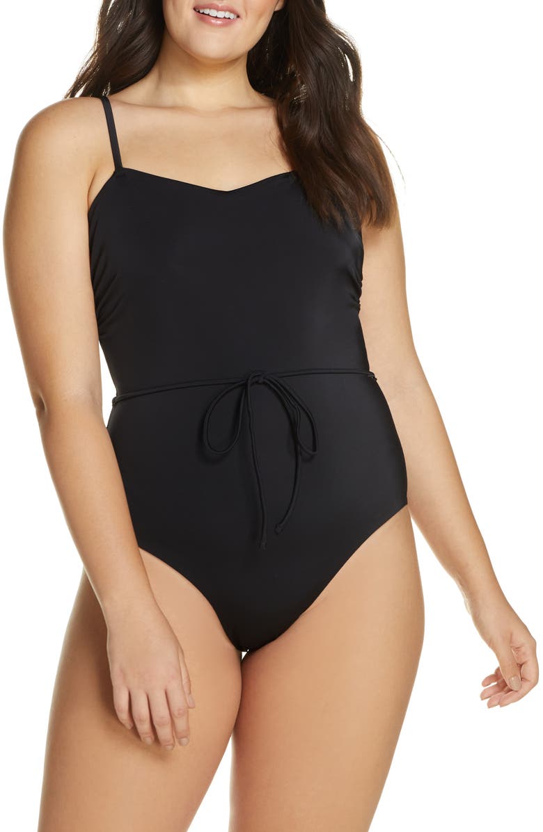 Chelsea28 Easy Retro Tie One-Piece Swimsuit, Alternate, color,
