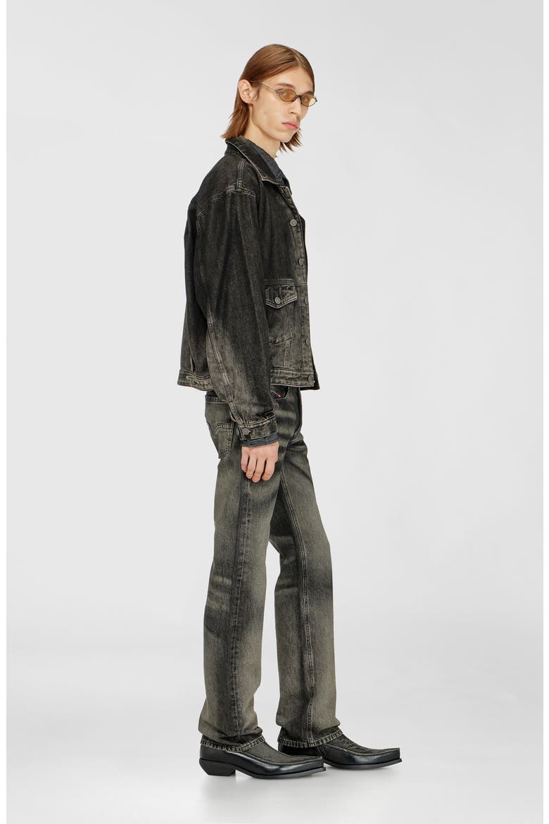 1985 Larkee Straight Leg Jeans, Alternate, color, BLACK/DENI