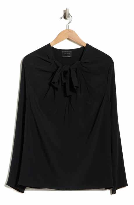 Tie Neck Silk Top