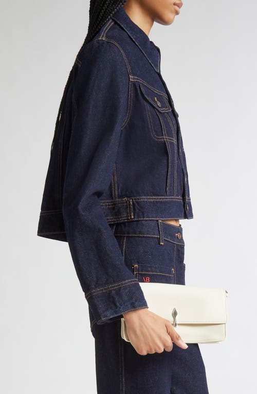 Christian Louboutin Bettina Leather Shoulder Bag In White