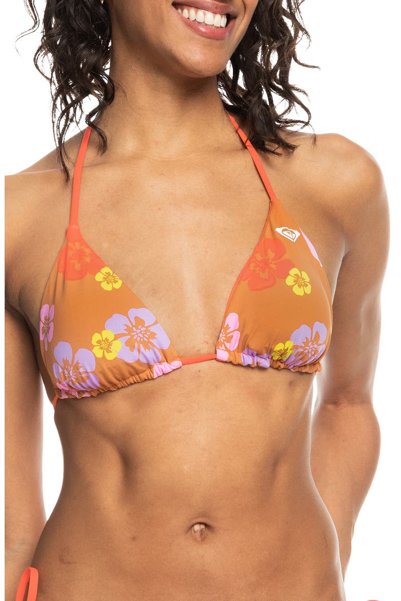 x Kate Bosworth Reversible Triangle Bikini Top, Main, color, SUNBURN POSITIVITY