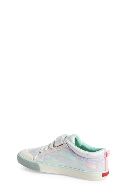 See Kai Run Kristin Sneaker In Silver Metallic