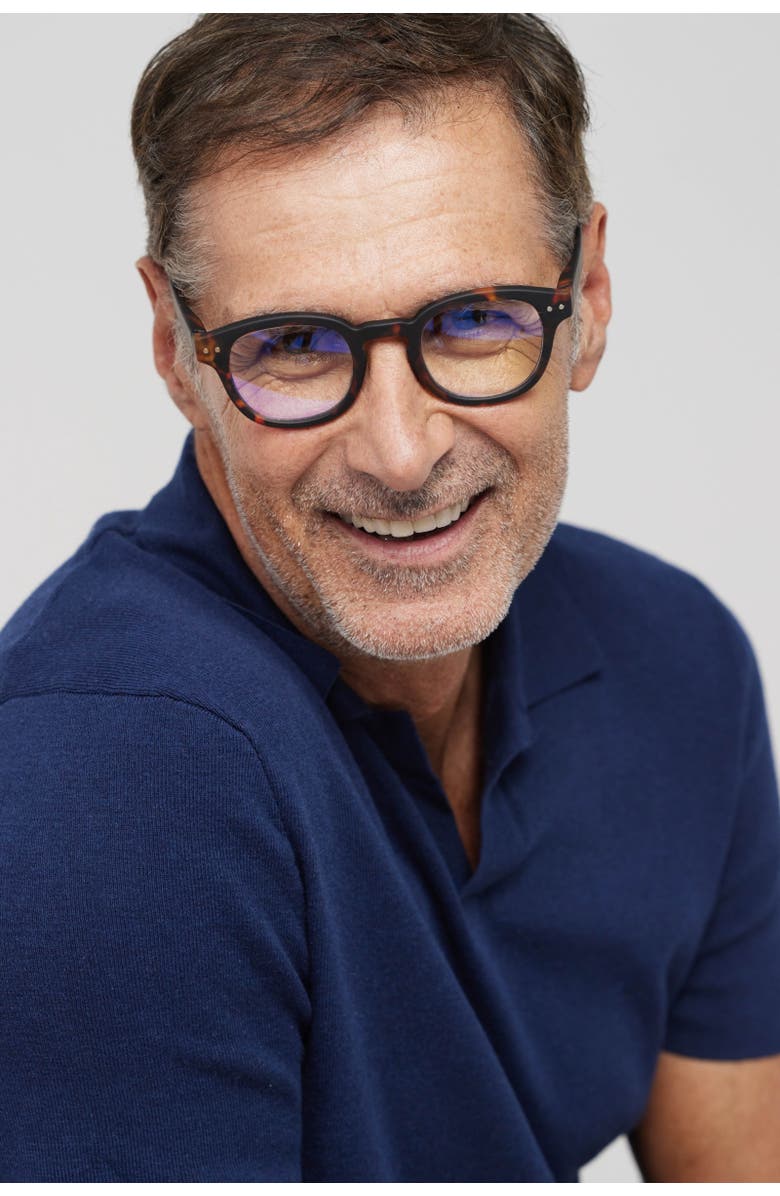 IZIPIZI #C 49mm Square Screen Glasses, Alternate, color, Tortoise