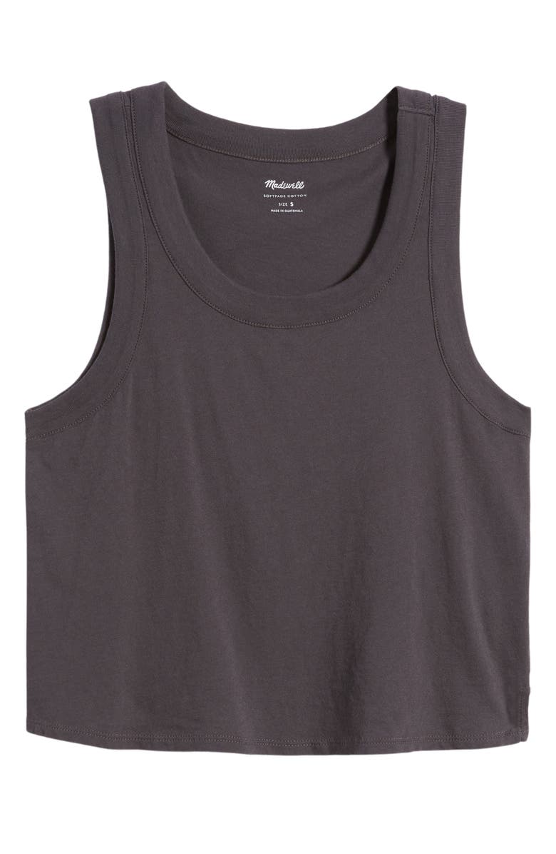 Madewell Softfade Cotton Boxy Crop Tank, Alternate, color,