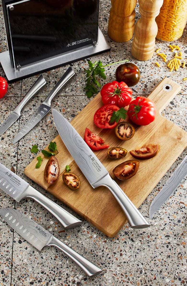 Cuisine::pro<sup>®</sup> Damashiro<sup>®</sup> 10-Piece Hiryu Knife Block, Alternate, color, Silver