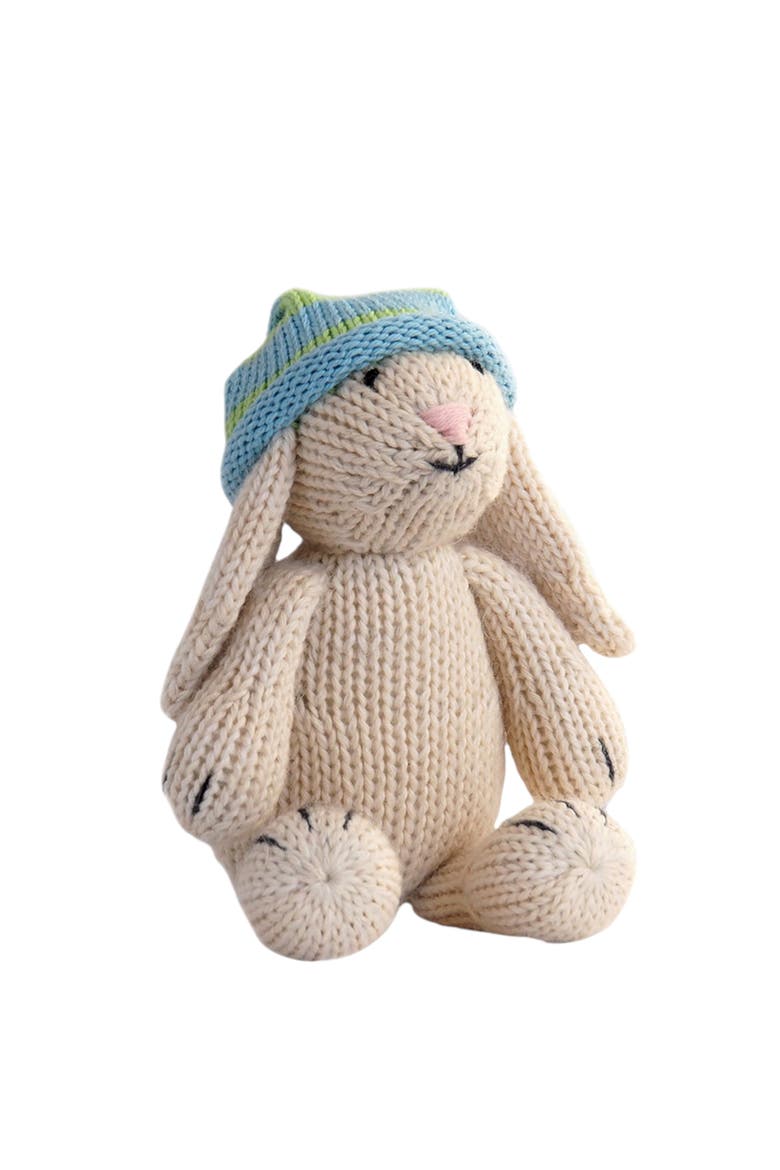 Little White Bunny In Slouch Hat, Main, color, Ivory