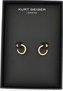 Kurt Geiger London Pavé Crystal Mini Huggie Hoop Earrings