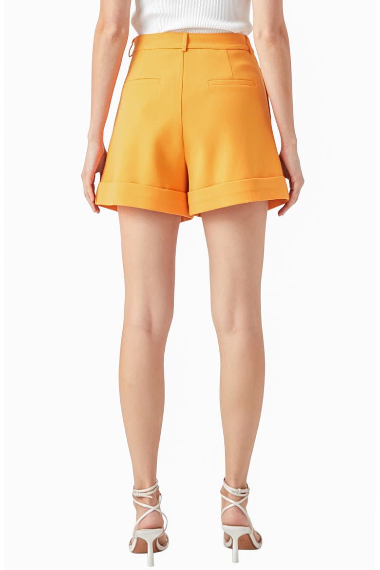 Pintucked Shorts, Alternate, color, CLEMENTINE
