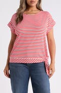 Jones New York Stripe Dolman Top