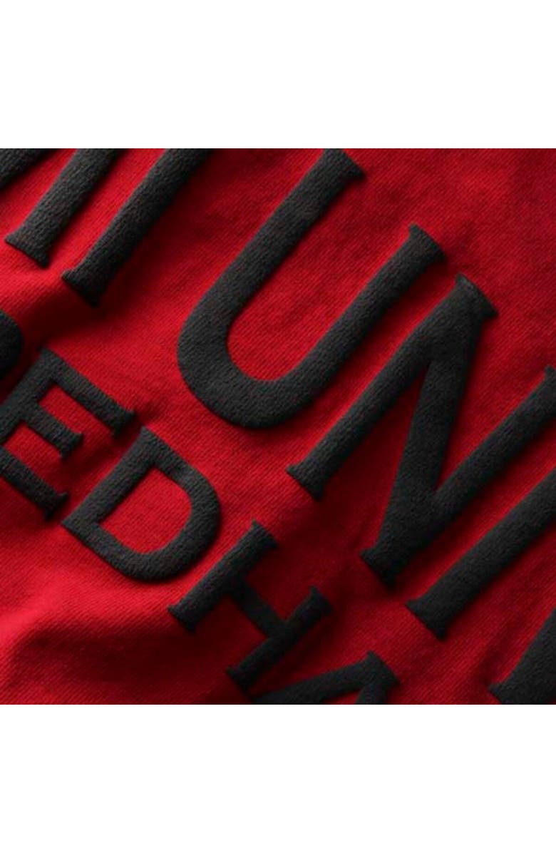 SPIRIT JERSEY Women's Red Miami University RedHawks Ombre Long Sleeve Dip-Dyed Spirit Jersey, Alternate, color,