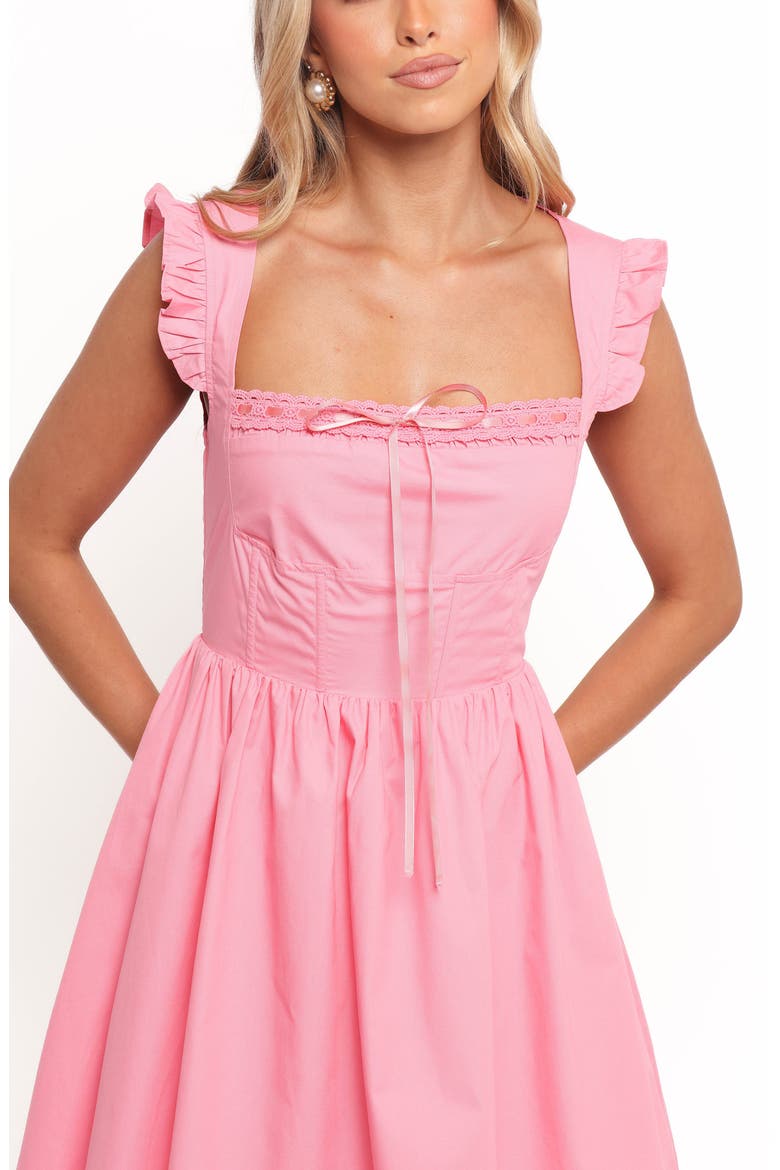 Anastasia Cutout Back Minidress, Alternate, color, PINK