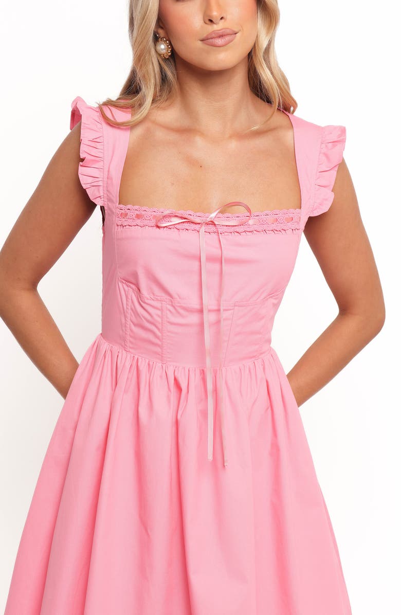 Petal & Pup Anastasia Cutout Back Minidress, Alternate, color, Pink