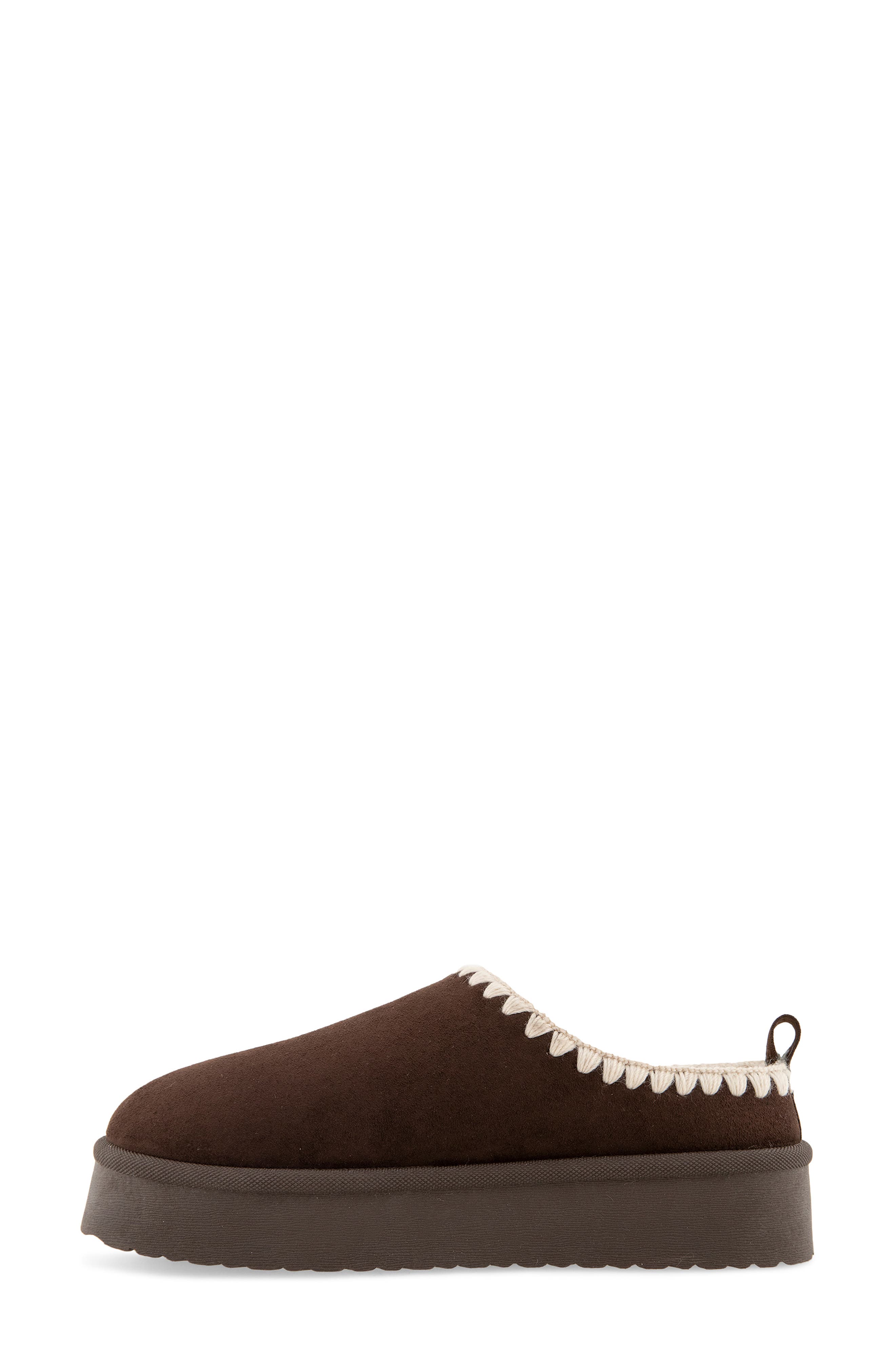 Phallon Platform Clog, Alternate, color, DK BROWN