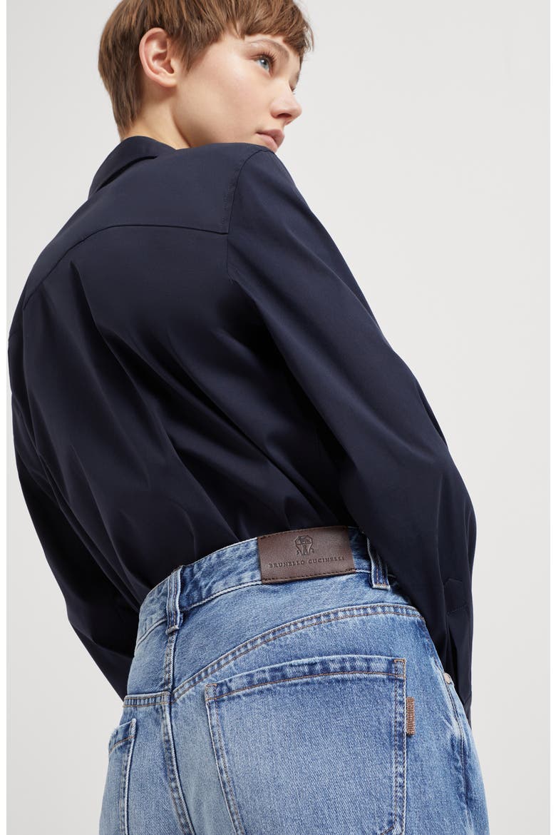 Loose trousers, Alternate, color, Medium Denim