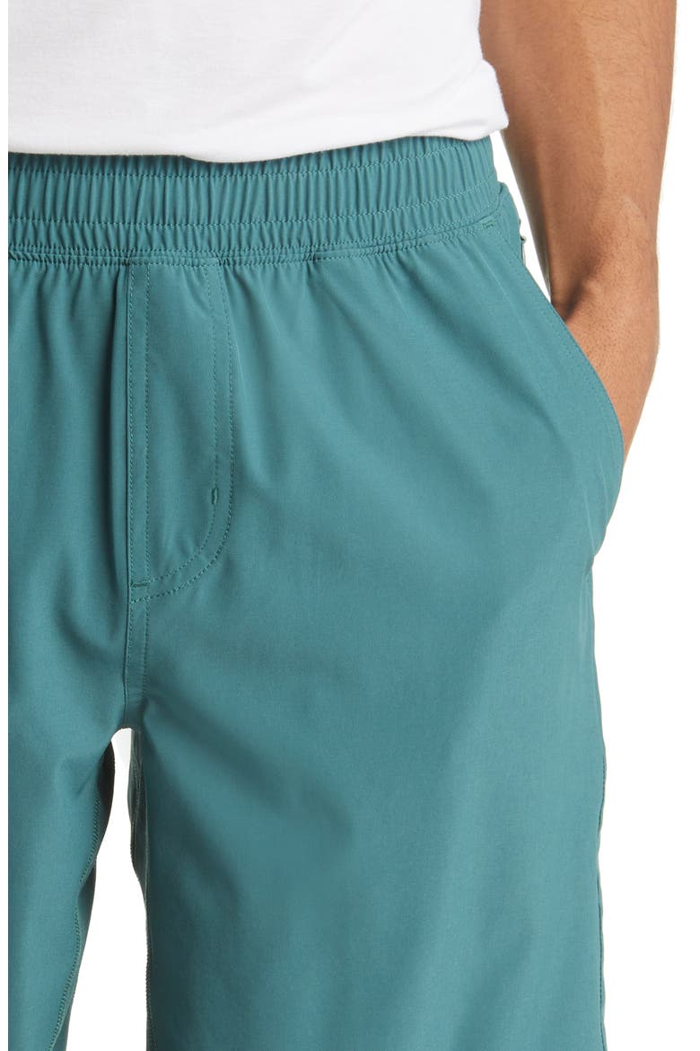 Mako 9-Inch Water Resistant Athletic Shorts, Alternate, color, MALLARD GREEN