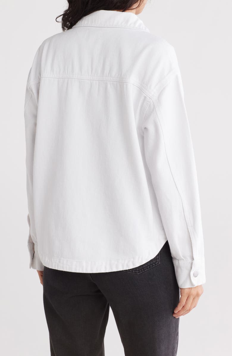 Steve Madden Denim Utility Shirt Jacket, Alternate, color,