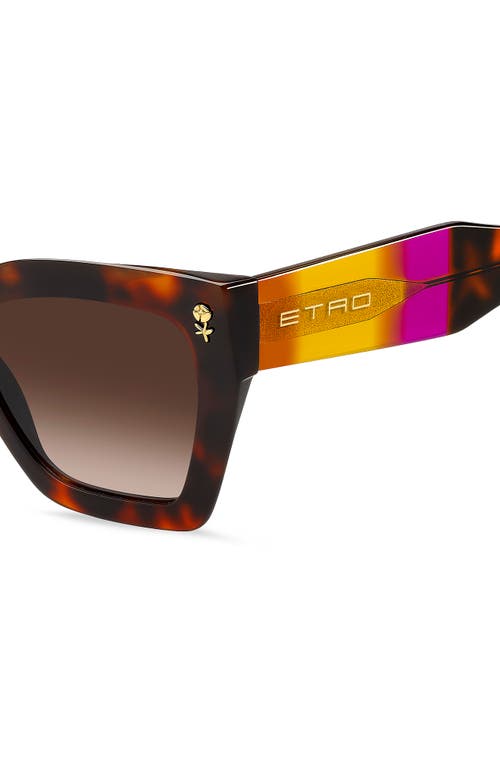 Etro 0090s Rectangle Acetate Sunglasses