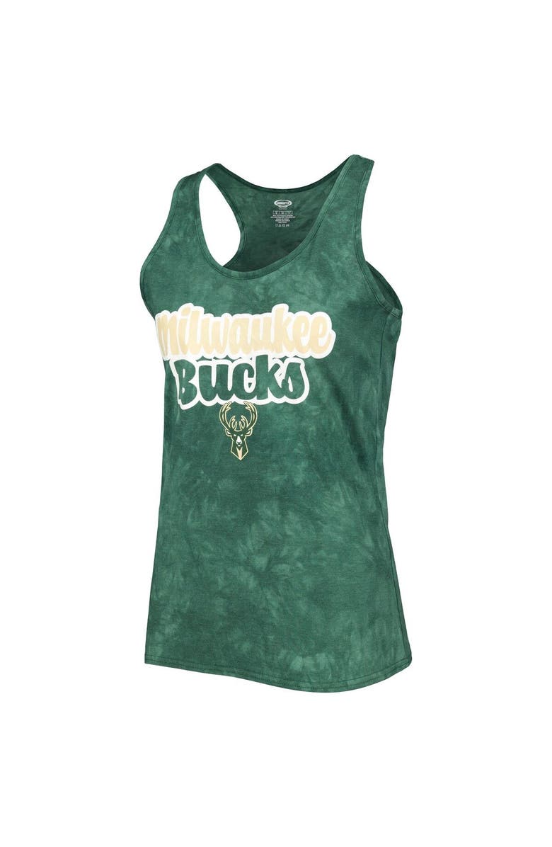 CONCEPTS SPORT Women's Concepts Sport  Hunter Green Milwaukee Bucks Billboard Tank Top & Shorts Sleep Set, Alternate, color, Hunter Green