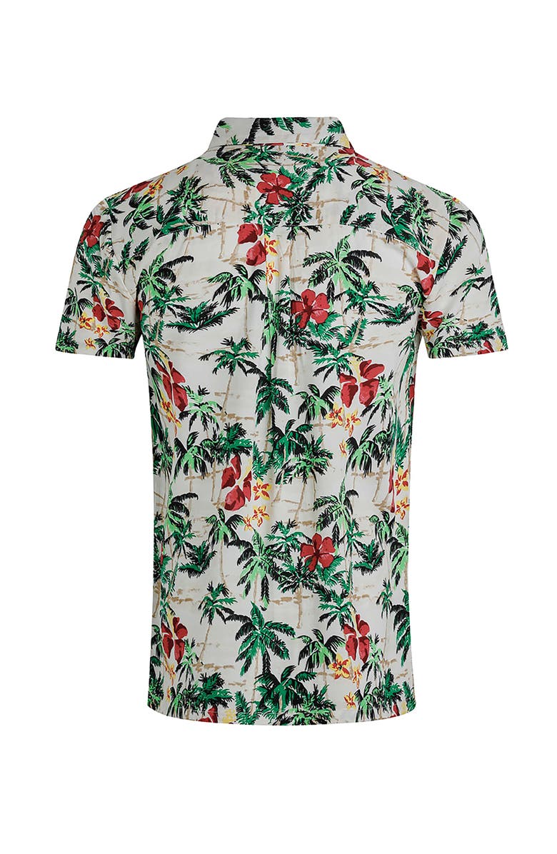 Weird Fish Holborn Hawaiian Shirt, Alternate, color, Peapod