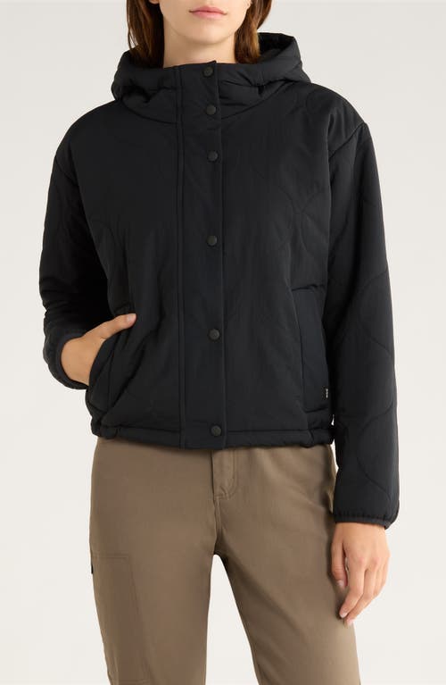 Prana Encinitas Quilted Jacket In Black