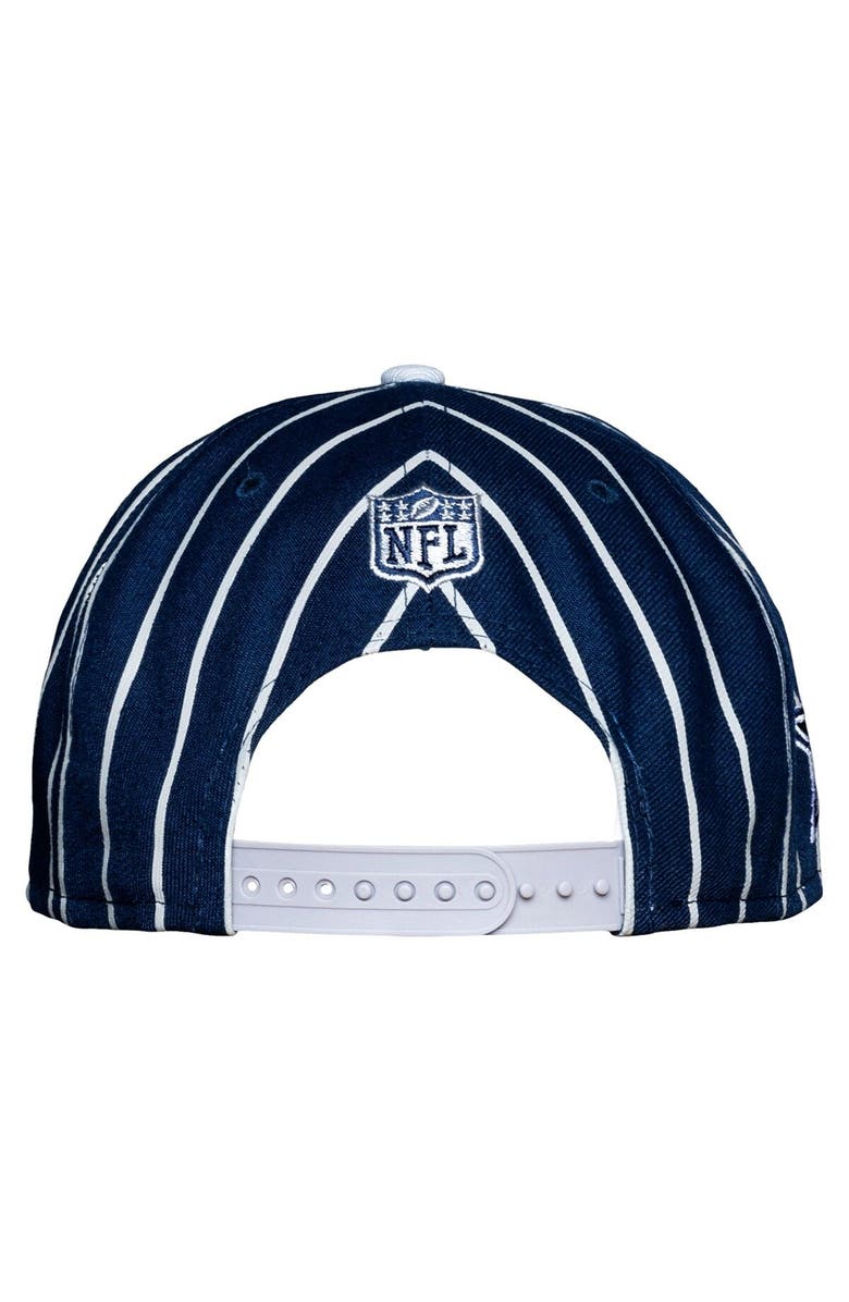New Era Men's New Era Navy/Gray Dallas Cowboys Pinstripe City Arch 9FIFTY Snapback Hat, Alternate, color, 