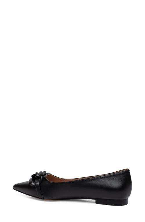 Linea Paolo Nora Pointed Toe Flat In Black