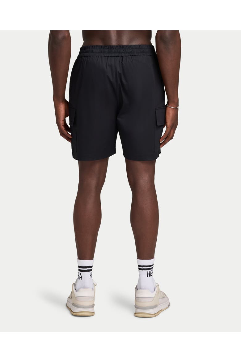 Utility Cargo Shorts, Alternate, color, Black