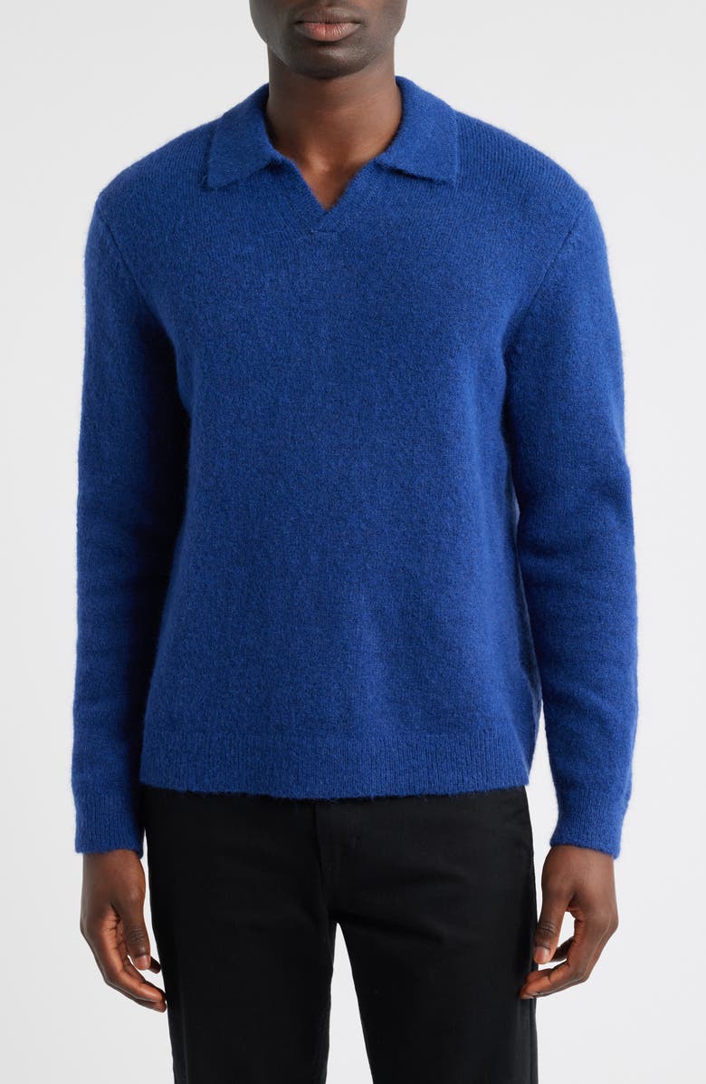 Wax London Carter Polo Sweater, Main, color, Blue