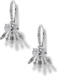 Nadri Stellar Halo Drop Earrings