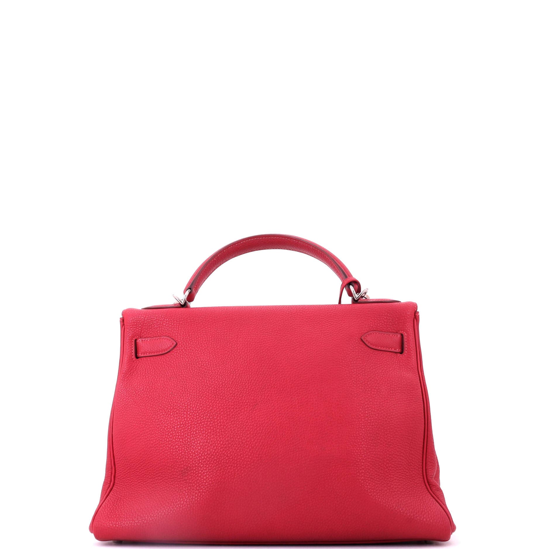 Kelly Handbag Red Togo with Palladium Hardware 32, Alternate, color, Red